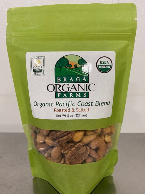 12- 8 oz bags of Organic Pacific Coast Blend - Braga Organic Farms ...