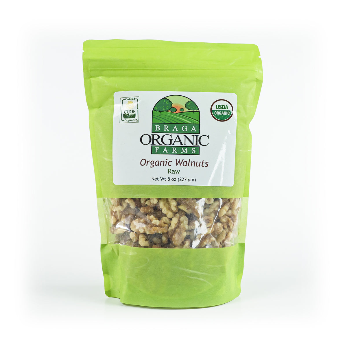 12- 8 oz bags of Organic Walnuts