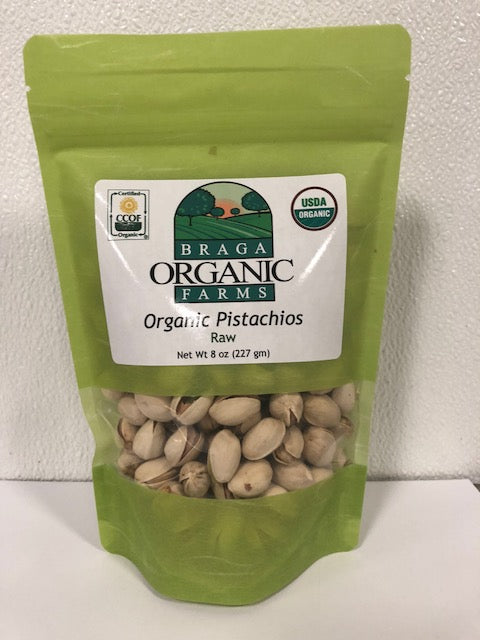 12- 8 oz bags of Organic Inshell Pistachios
