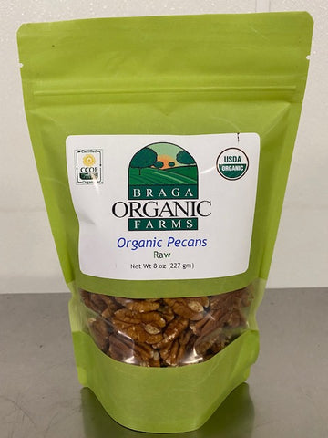 12- 8 oz bags of Organic Pecans