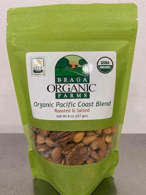 12- 8 oz bags of Organic Pacific Coast Blend